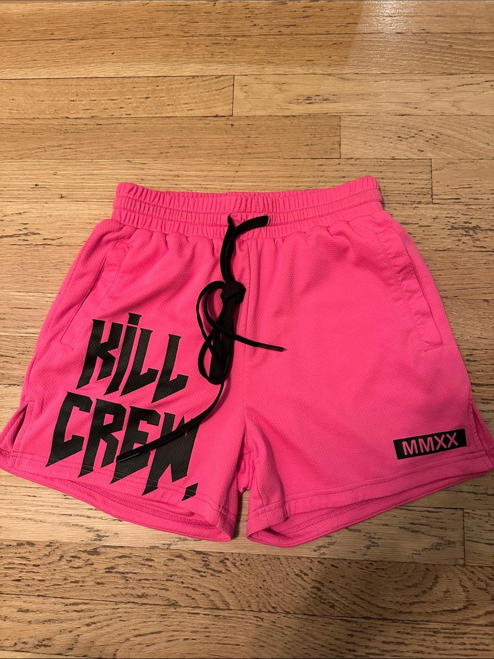 Pink 'Kill Crew' Muay Thai Athletic Shorts- Women’s Small
